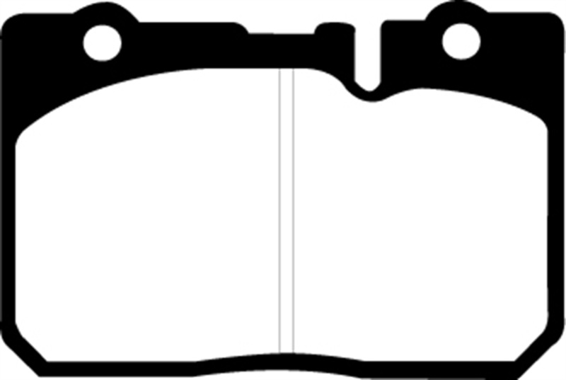 EBC Redstuff Ceramic Low Dust Front Brake Pads for Lexus LS400 1995-2000 - Image 2