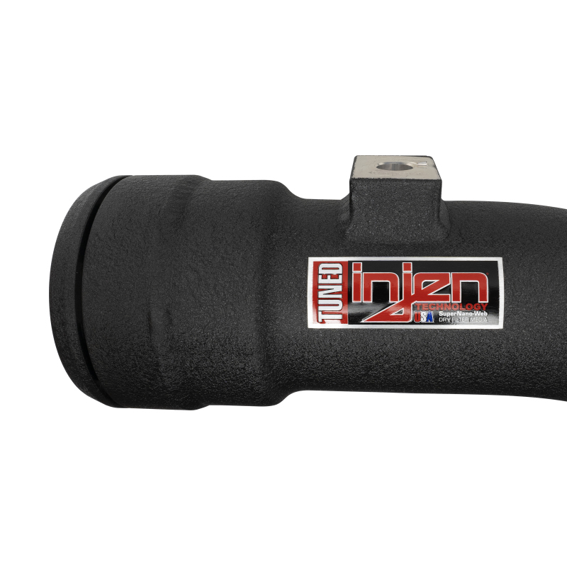 Injen Cold Side Intercooler Pipe for 2017-2022 Ford F-250/F-350 V8-6.7L Turbo Diesel – Wrinkle Black (Part No. SES9004ICPCWB) - Image 3