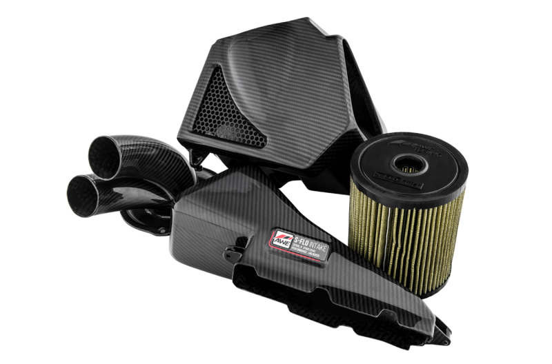 AWE Tuning Audi C7 S6 / S7 4.0T S-FLO Carbon Intake V2 – Performance Upgrade with Full Carbon Fiber Construction - Image 3
