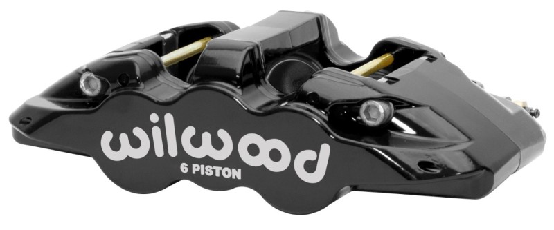 Wilwood Aero6-DS Forged Six-Piston Brake Caliper with 6.52-inch Piston - Black Finish