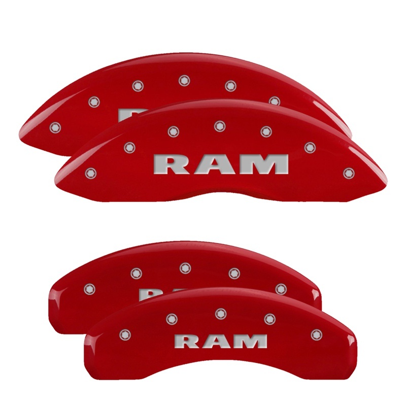 MGP Part Number 55001SRAMRD Red Caliper Covers for 2011-2024 RAM 1500 - Image 7