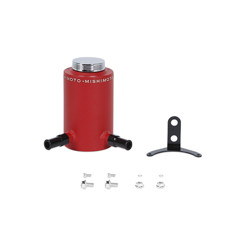Mishimoto Aluminum Power Steering Reservoir Tank - Wrinkle Red Finish, Part MMRT-PSAWRD