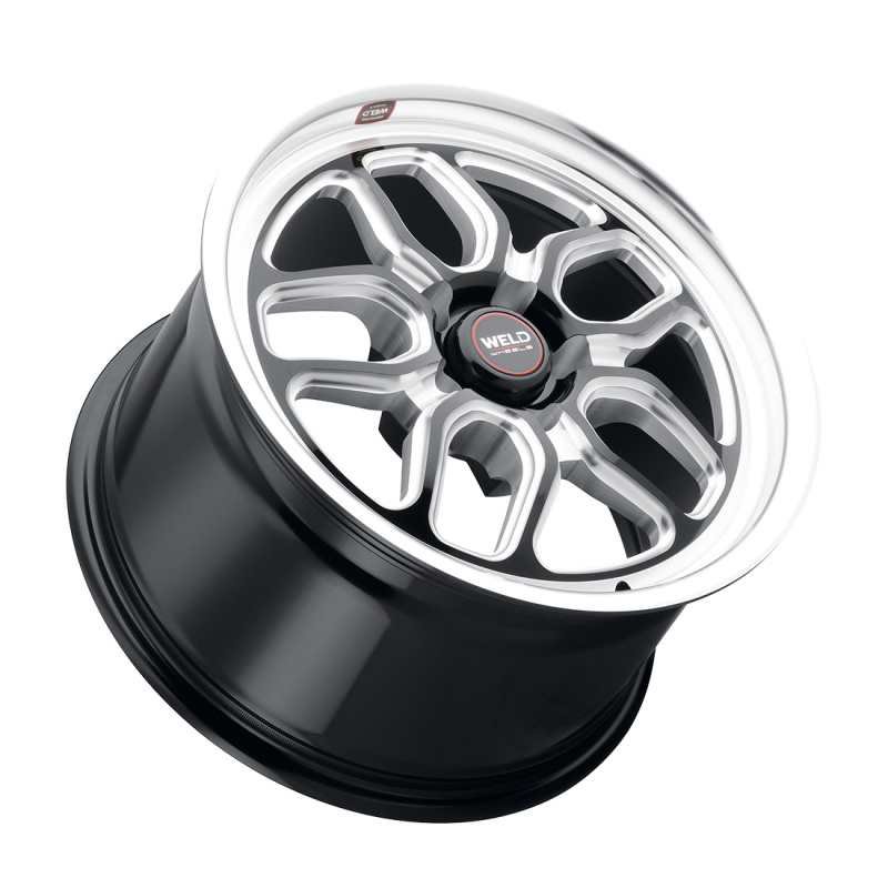 Weld S152 17x10 Laguna Drag Wheel - 5x115 Bolt Pattern, Gloss Black Finish, 78.1mm Center Bore - Image 3