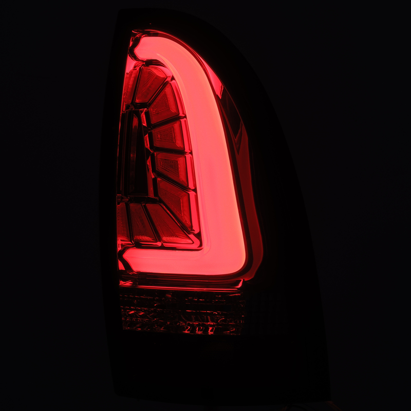 AlphaRex PRO-Series LED Tail Lights for Toyota Tacoma 2005-2015, Red Smoke Finish - Image 3