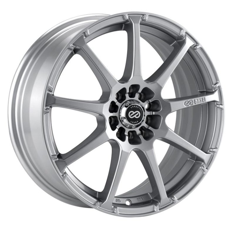 Enkei EDR9 17x8 Silver Alloy Wheel with 5x100/114.3 Bolt Pattern and 45mm Offset (Part #441-780-0245SP)