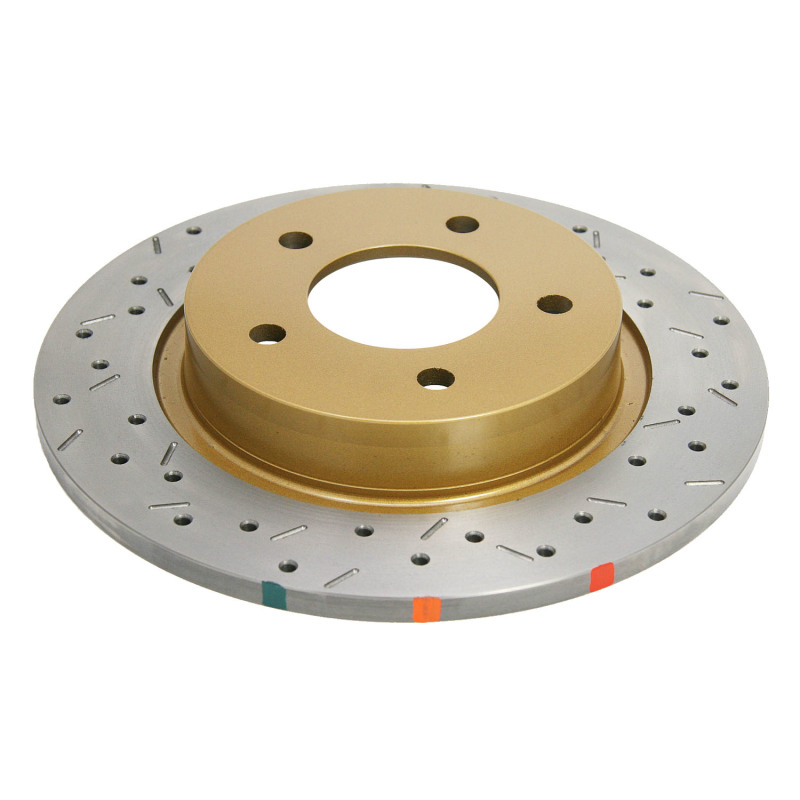 DBA 42957XS 4000 Series Rear Drilled & Slotted Brake Rotor for Mazda 3 and MazdaSpeed3 - Image 3