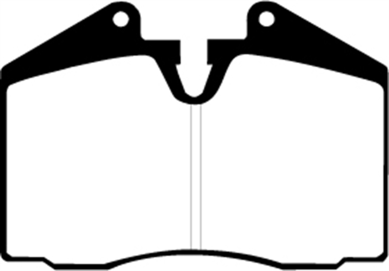 EBC Redstuff Ceramic Low Dust Brake Pads for Porsche 911 and 928 | Part DP3612C - Image 2