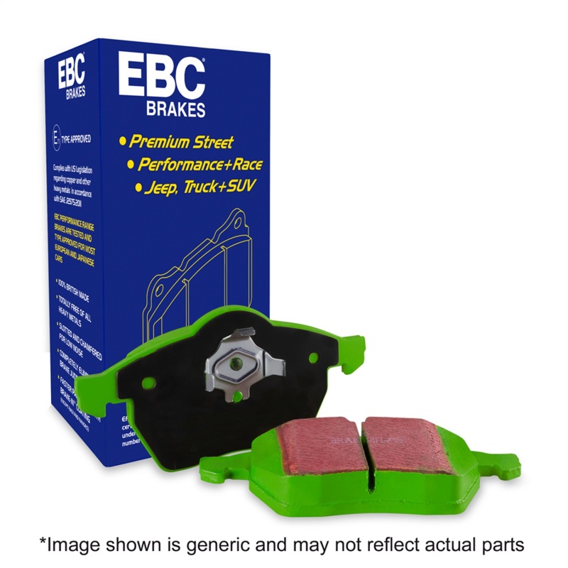 EBC Greenstuff 2000 Series Sport Brake Pads for 2018-2020 Audi SQ5 and S4 – Part Number DP22277 - Image 5