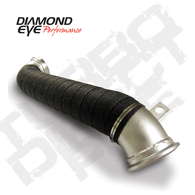 Diamond Eye Performance Turbo-Direct 3-inch Aluminum Exhaust Pipe for Chevy/GMC Duramax 2004-2010 - Image 4