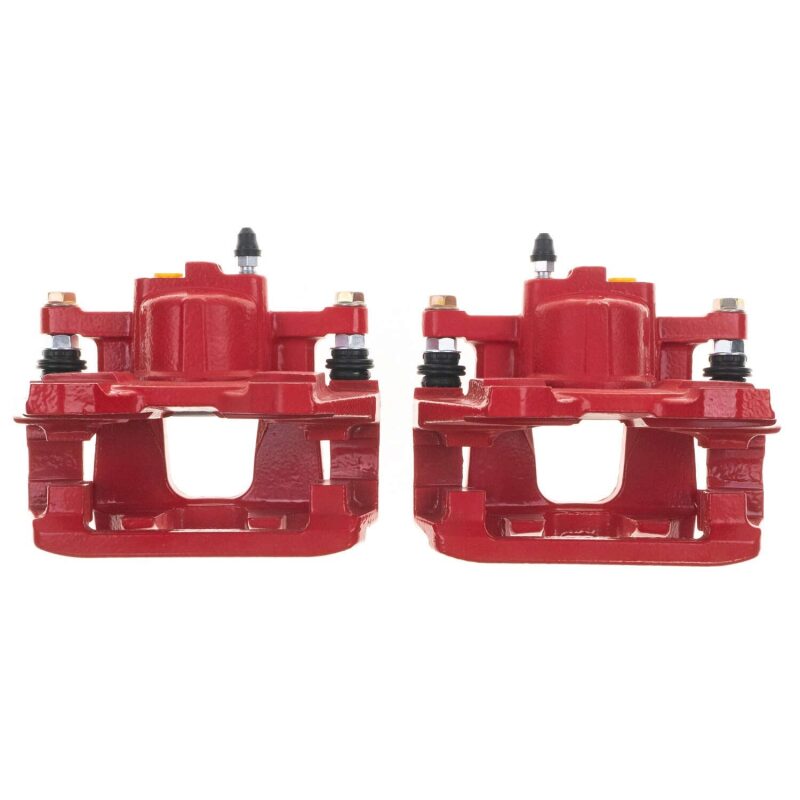 PowerStop S5046EB Powder Coated Red Brake Caliper Pair for Jeep Wrangler JK (07-18) - Image 5