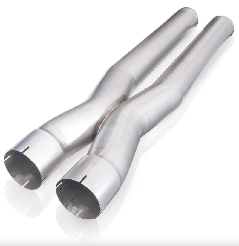 Stainless Works 3-inch X-Pipe with 4.125-inch Center-to-Center Spacing and Expanded Inlets