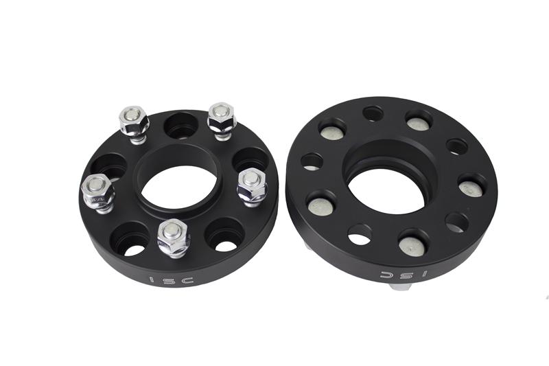 ISC Suspension Nissan 5x114.3 Hub Centric Wheel Spacers – 25mm Black (Pair) for 2001-2003 Nissan Maxima