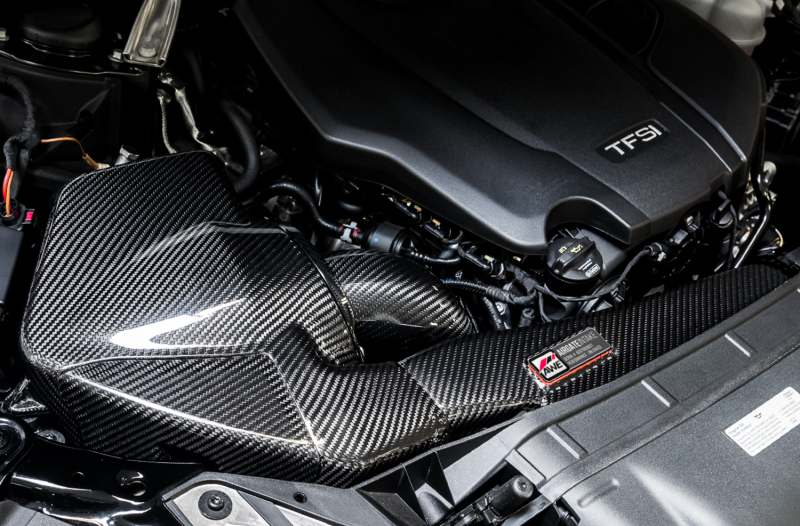 AWE Tuning Carbon Fiber AirGate Intake with Lid for Audi B9 A4/A5 2.0T Quattro - Image 8