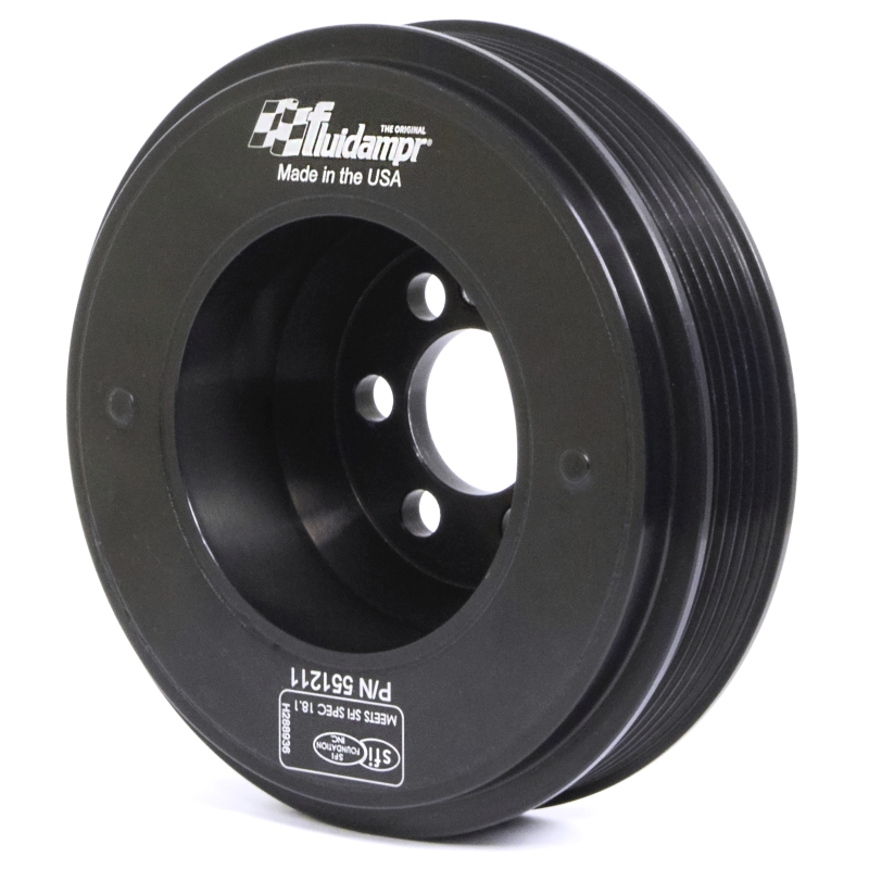 Fluidampr VW 06-08 2.0L FSI Steel Harmonic Balancer - Black Zinc Chromate, SFI 18.1 Certified - Image 9