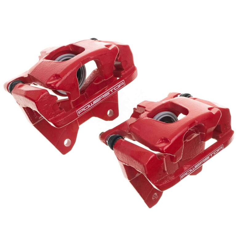 PowerStop S5046EB Powder Coated Red Brake Caliper Pair for Jeep Wrangler JK (07-18) - Image 6