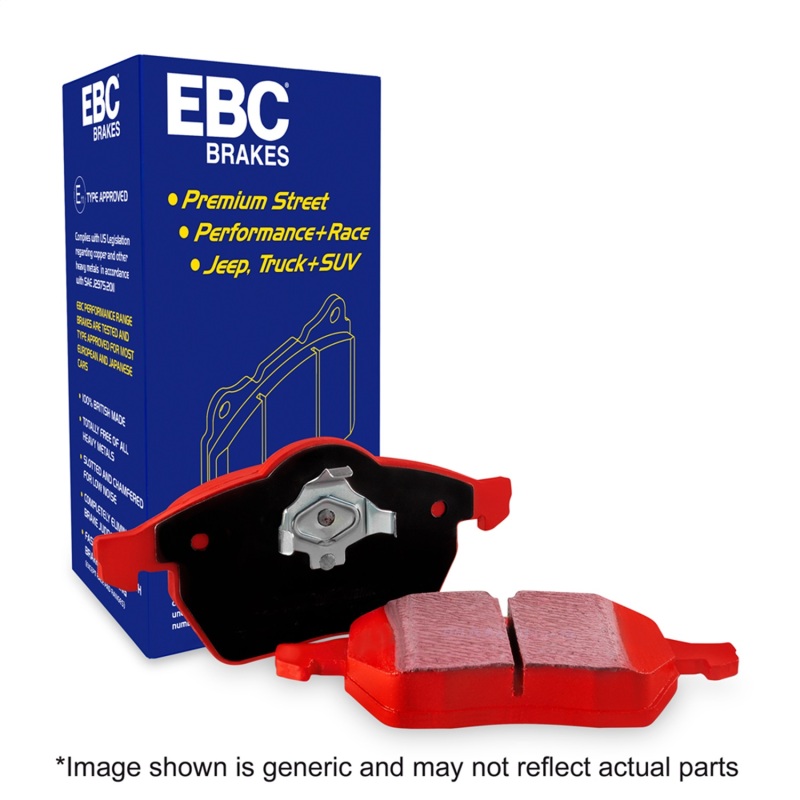 EBC Redstuff Ceramic Front Brake Pads for Subaru Impreza & Crosstrek 2017-2019 - Image 9